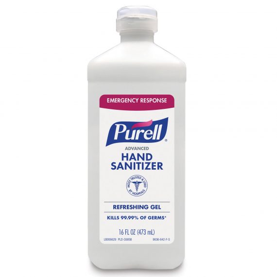 SANITIZER, HAND PURELL ADV REFRESHING GEL 16OZ (12/CS)