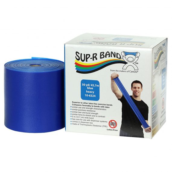 SUP-R BAND, 50YD BLUE HEAVYLTXFR FABENT