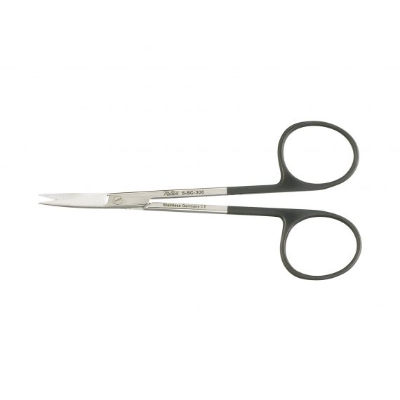 SCISSOR, IRIS SUPER CUT MICROSERR CRVD 4 1/2"        MILTEX