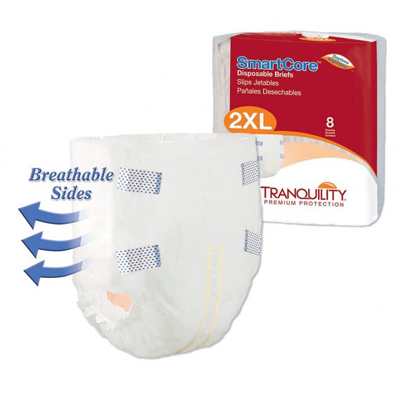 BRIEF, INCONT SMARTCORE 2XLG (8/PK 4PK/CS) PBE