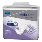 BRIEF, MOLICARE PREMIUM ELAS DISP 8D LG (24/BG 3BG/CS)