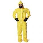 COVERALL, W/BOOTS & HOOD (12/CS)