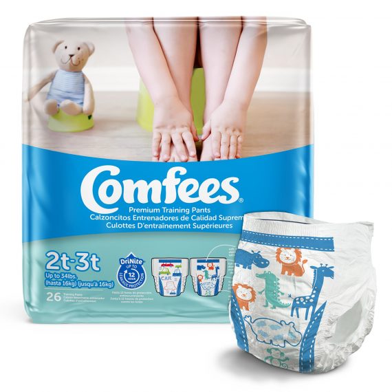 PANTS, TRAINING COMFESS BOYS 2T-3T (26/BG 6BG/CS)