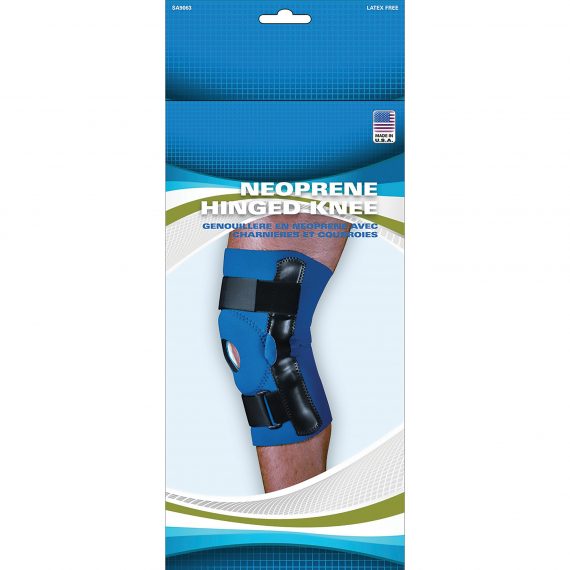KNEE SUPPORT, HINGED BLU XLGSCOTSP