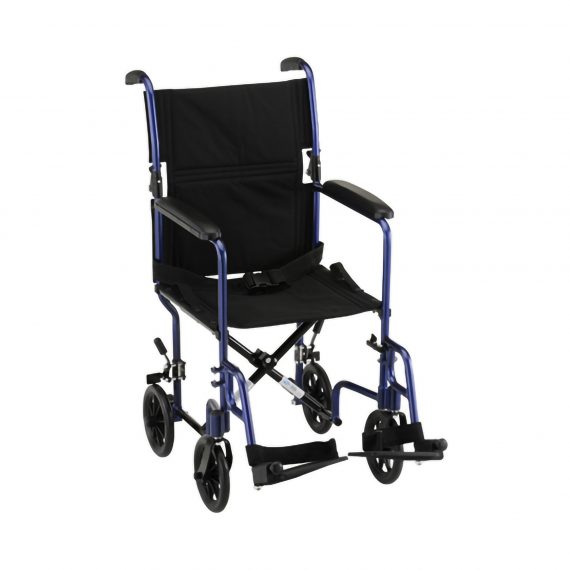 CHAIR, TRANSPORT LIGHTWEIGHT BLU 19"