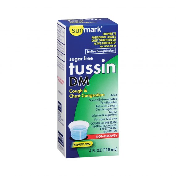 TUSSIN DM COUGH, SYRP SF 100-10MG/5ML 4OZ