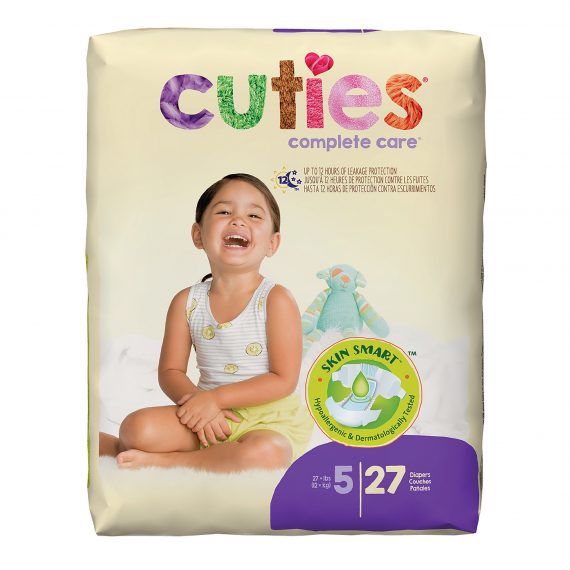 DIAPER, BABY CUTIES SIZE5 (27/PK 4PK/CS) FIRSTQ