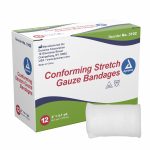 GAUZE, STRCH 2" N/S (12/BX 8BX/CS)                    DYNREX