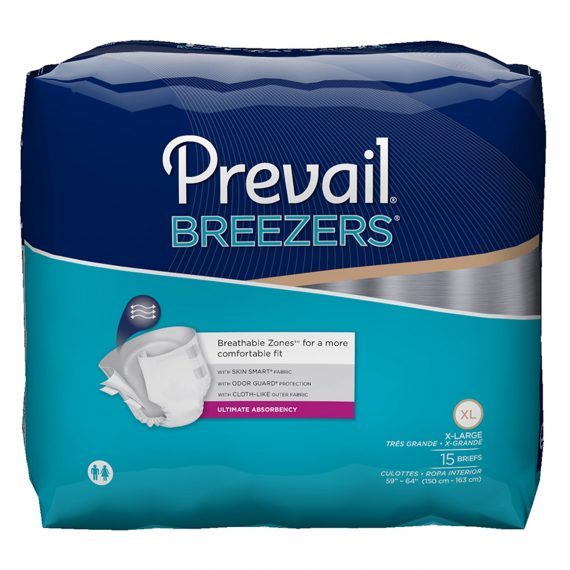 BRIEF, PREVAIL BRTHABL XLG (15/PK 4PK/CS) FIRSTQ