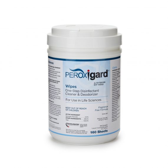 WIPE, WET HYDROGEN PEROXIDE PEROXIGARD (160/CN 12CN/CS)