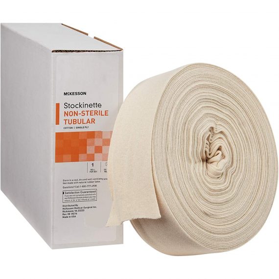 STOCKINETTE, TUBE CTN 8"X25YD(4RL/CS)           MGM16