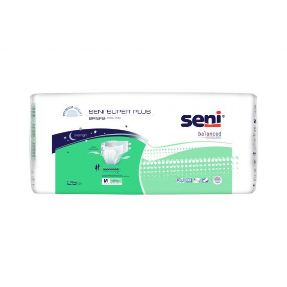 BRIEF, INCONT SENI SUPER PLUSMED 30"-43" (25/PK 3PK/CS)
