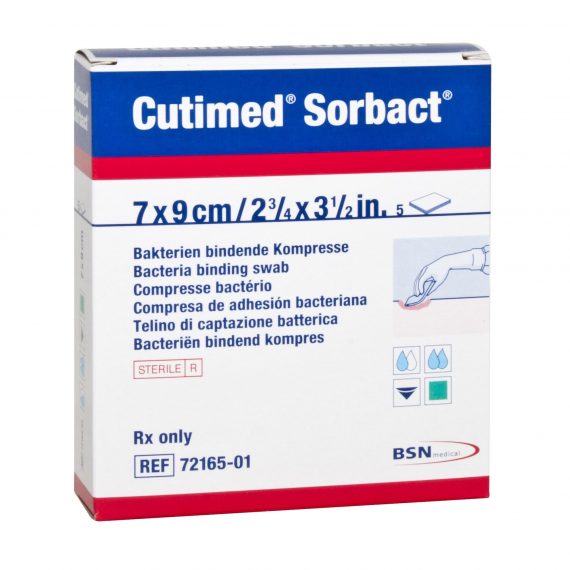 DRESSING, WND CUTIMED SORBACT2.8X3.5 "(5/BX)
