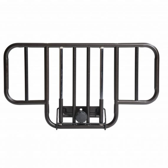 RAIL, BED HALF LNTH BRN/VEINDRVMED