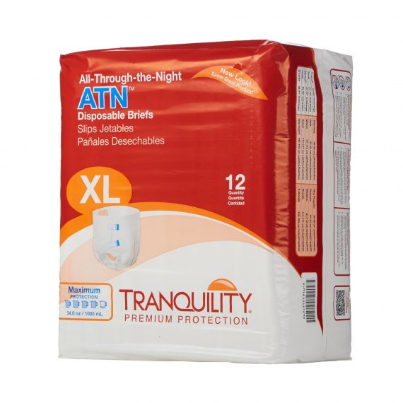 BRIEF, TRANQUILITY ATN DISP XLG 56"-64" (12/BG 6BG PBE