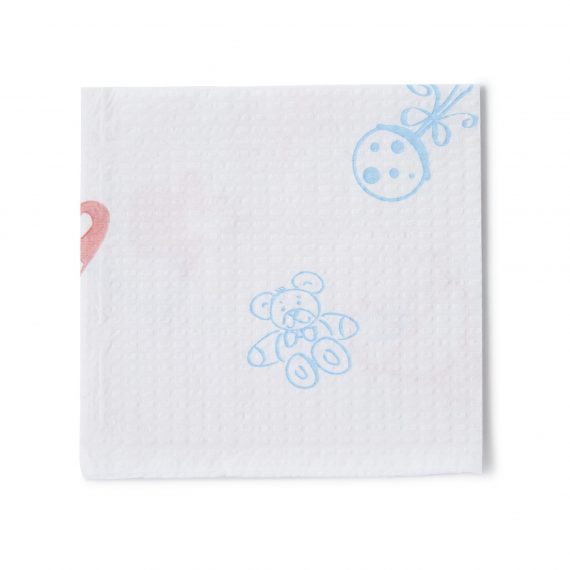 LINER, SCALE 2PLY TISS + POLYJUST FOR BABY 13X25     TIDI