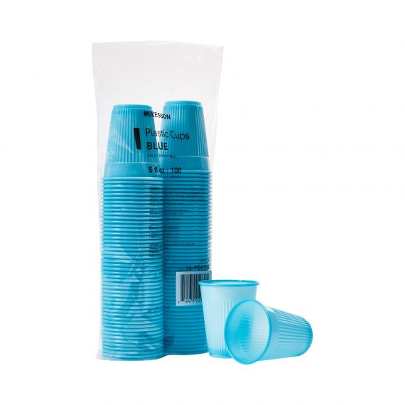 CUP, DRINKING PLASTIC BLU 5OZ(100/SL 25SL/CS)