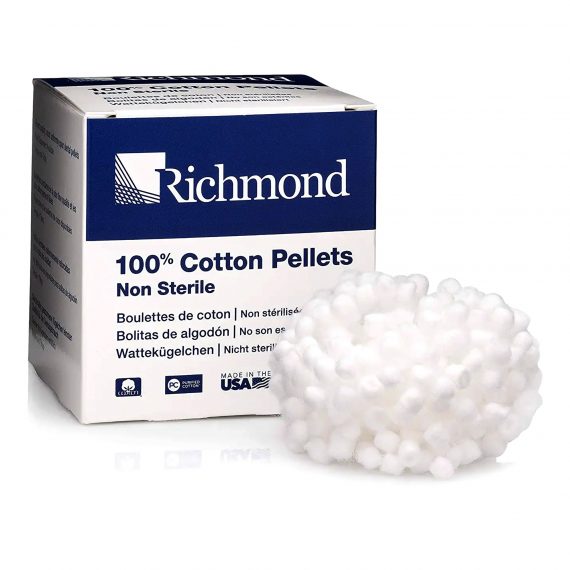PELLET, COTTON N/S #3 5/32" (2500/BX 12BX/CS)
