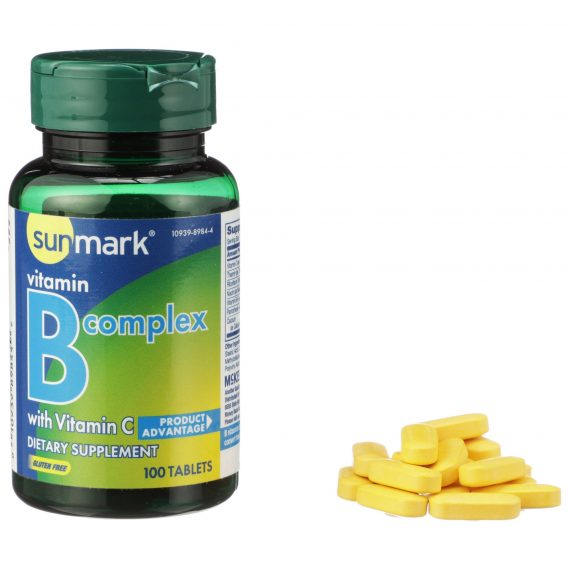 VITAMIN B COMPLEX+C, TAB SM (100/BT)