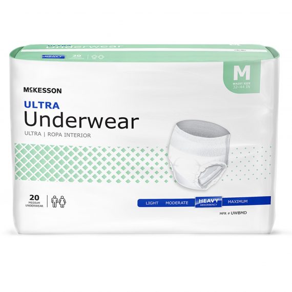 UNDERWEAR, ULTRA MED 32-44 (20/BG 4BG/CS)