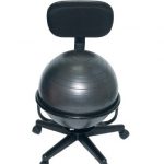 CHAIR, BALL EXERCISE CANDO STABILIZER W/ARMS