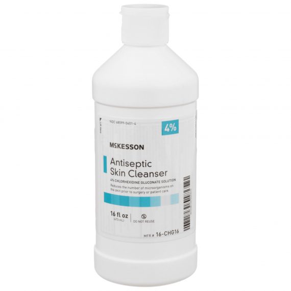 CLEANSER, SCRUB 4% CHG 16OZ (12/CS)
