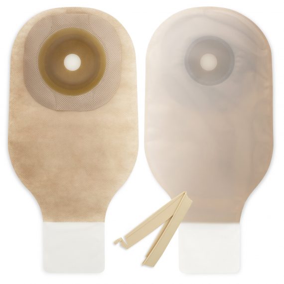 POUCH, DRAIN W/SKIN BARRIER 11/4" (10/BX)            HOLSTR