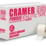 TAPE, ATHLETIC POROUS ADH CTNLF WHT 1/2"X10YDS (24RL/CS)