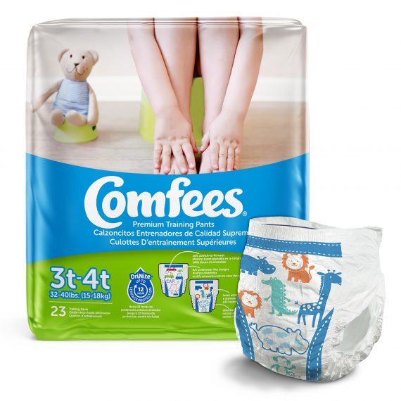 PANTS, TRAINING COMFEES BOYS 3T-4T (23/BG 6BG/CS)