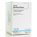 GAUZE, BORDERED STERILE ISLAND2X3.75 (50/BX)