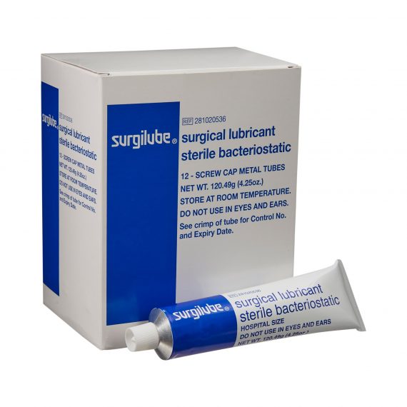 LUBRICATING JELLY, SURGILUBE STR TWST 4.25OZ TU (12/BX)