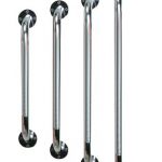 GRAB BAR, WALL KNURLED CHROME16" (3/PK) DRVMED