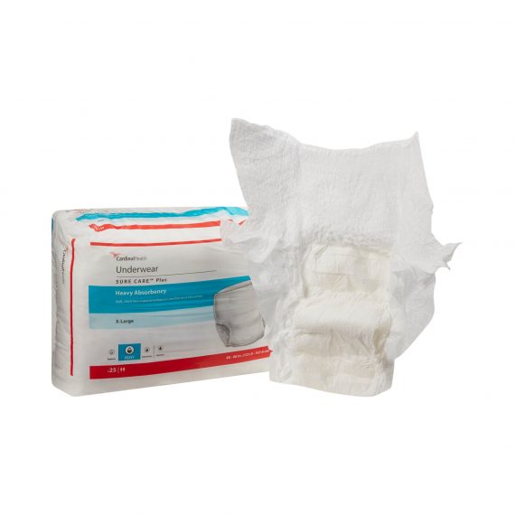 UNDERWEAR, INCONT SURECARE XLG(25/BG 4BG/CS)          KENICO