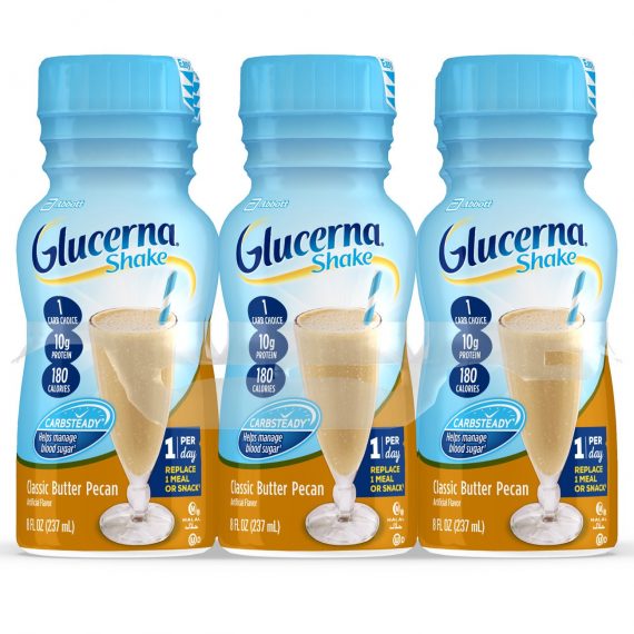 GLUCERNA SHAKE, RTD BUTTER PECAN 8OZ (24/CS)          ABTNUT