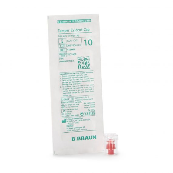 CAP, SYR TAMPER EVIDENT (500/CS) TEC1000 BBRAUN
