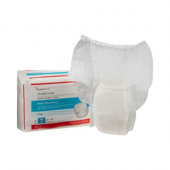 UNDERWEAR, INCONT SURECARE LG44-54" (25/BG 4BG/CS    KENICO
