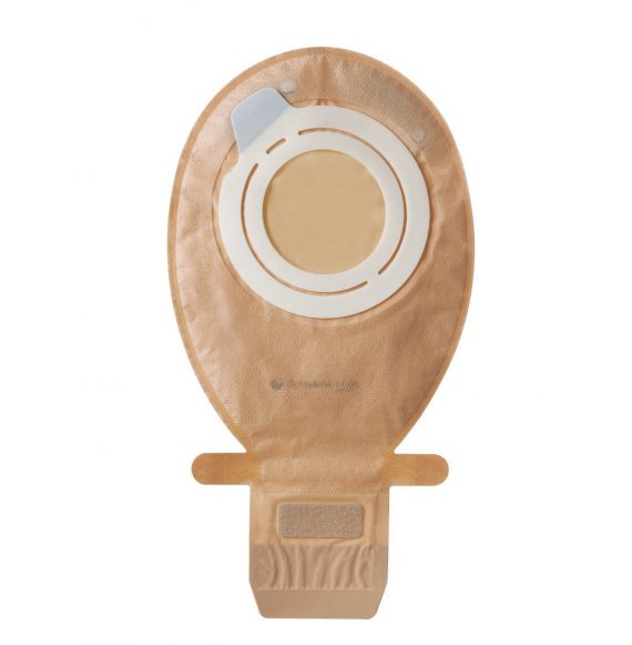 POUCH, DRAIN 2PC MAXI TRANS WDGRY (20/BX)            COLPLT