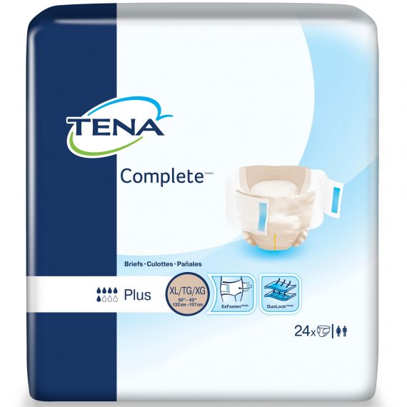 BRIEF, TENA COMPLETE DUOLOCK CORE XLG (24/BG 3BG/CS)