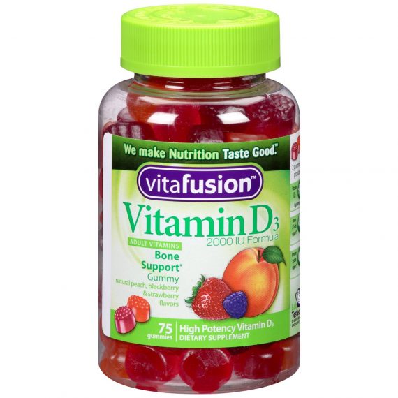 VITAFUSION, GUMMIES 2000IU ADLT (75/BT)               9CHURC