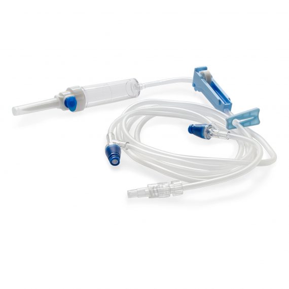 IV ADMIN SET, 20DRP 2NDL FREECONNECTOR 80" (50/BX 6BX/CS)
