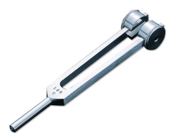 TUNING FORK, ALUMINUM C128 W/WT                       AMDIAG