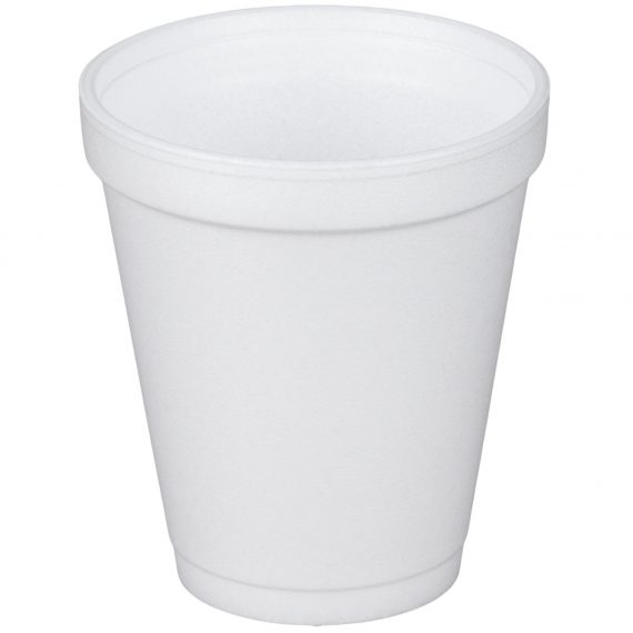 CUP, DRINK STYROFOAM DART 8OZ(25/SL 40SL/CS) SALFLD