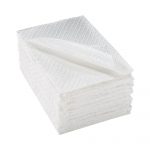 TOWEL, PRO 2PLY/POLY DIA EMB WHT 13X18 (500/CS)       MGM18