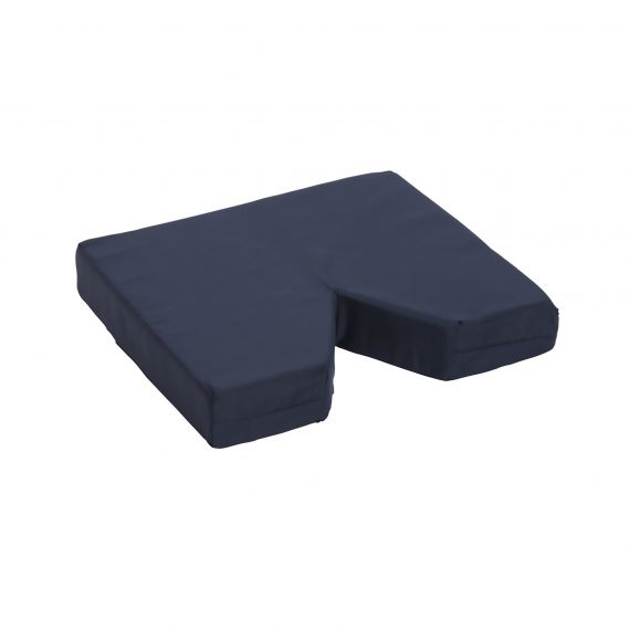 CUSHION, W/C SEAT COCCYX W/O INSERT NAVY 6" MABIS