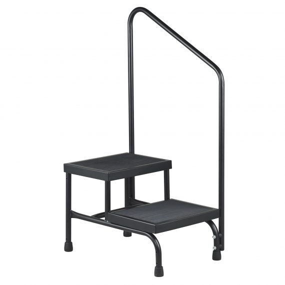 STOOL, 2STEP W/HNDRAIL 600LB CAPACITY 2PCS MGM81