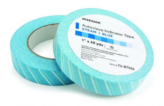 TAPE, INDICATOR BLU STM 1" (18/CS)                    MGM73