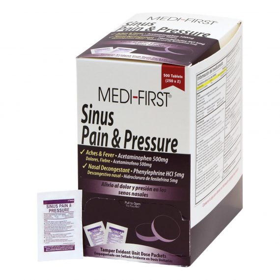SINUS PAIN & PRESS, TAB (2/PK250PK/BX)  MEDPRO