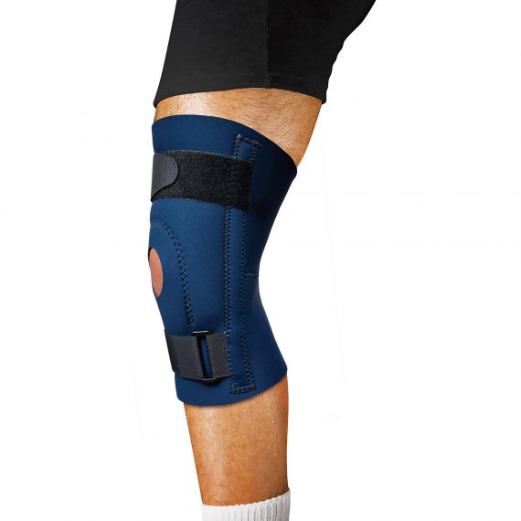 KNEE SUPPORT, OPN PATELLA NEOPRENE BLU XLG