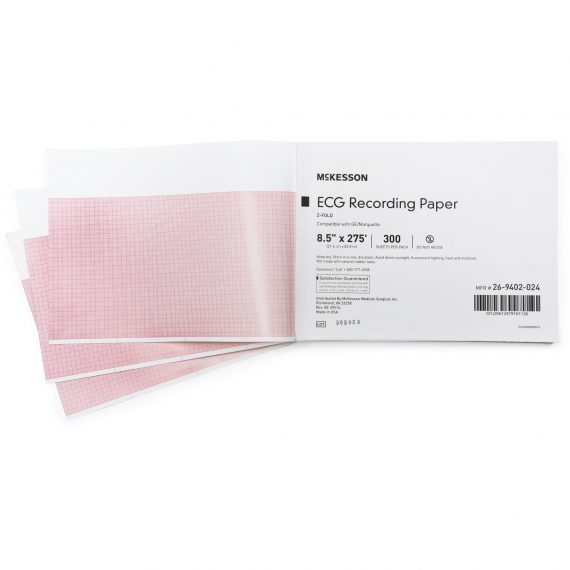 PAPER, ECG Z-FOLD F/GE 8.5"X275' (300/PK 10PK/CS)