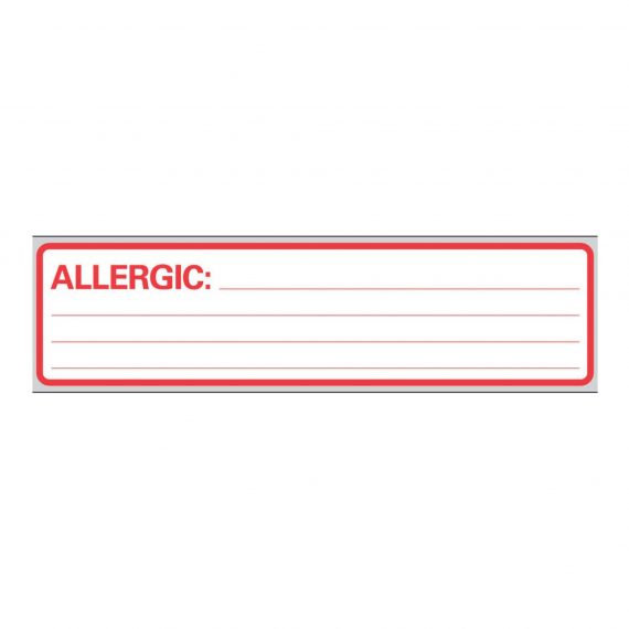 LABEL, ALLERGIC 1"X500"PROFTP